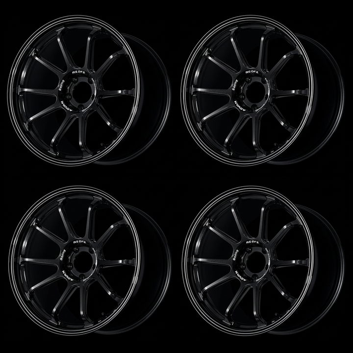 Advan | RZ-DF2 Racing Titanium Black | 5X112 | 20X9.5 +25 (Set)