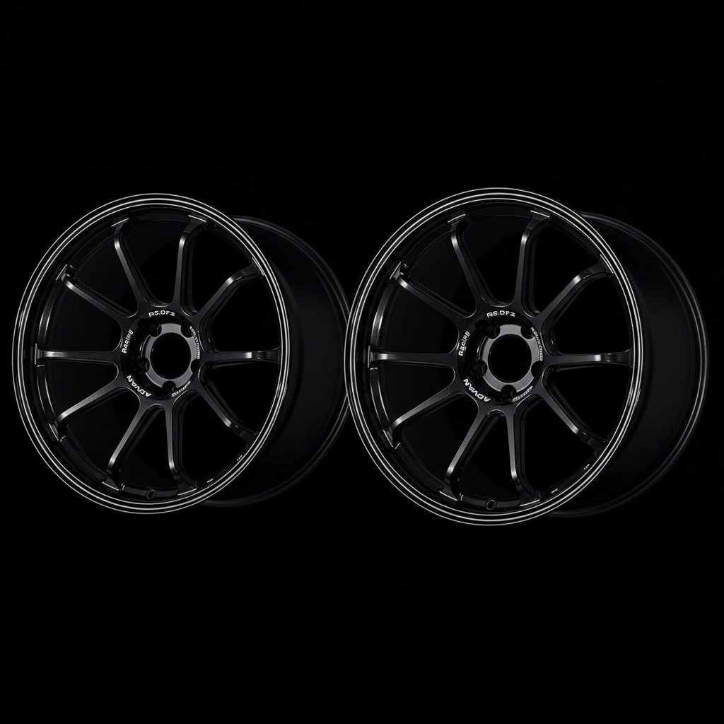 Advan | RZ-DF2 Racing Titanium Black | 5X112 | 19X10.5 +32 (Pair)