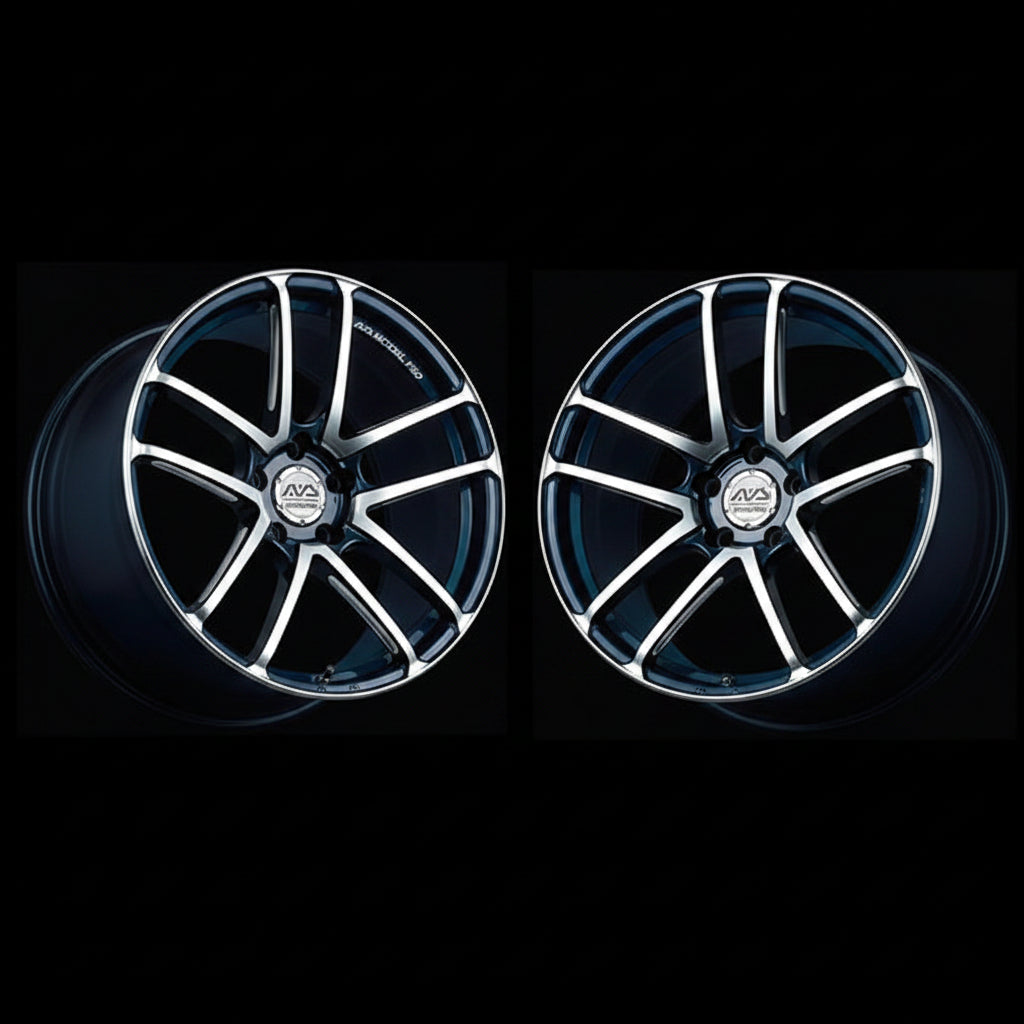 Yokohama | AVS Model F50 Platinum Blue | 5X120 | 19X8.0 +45 (Pair)