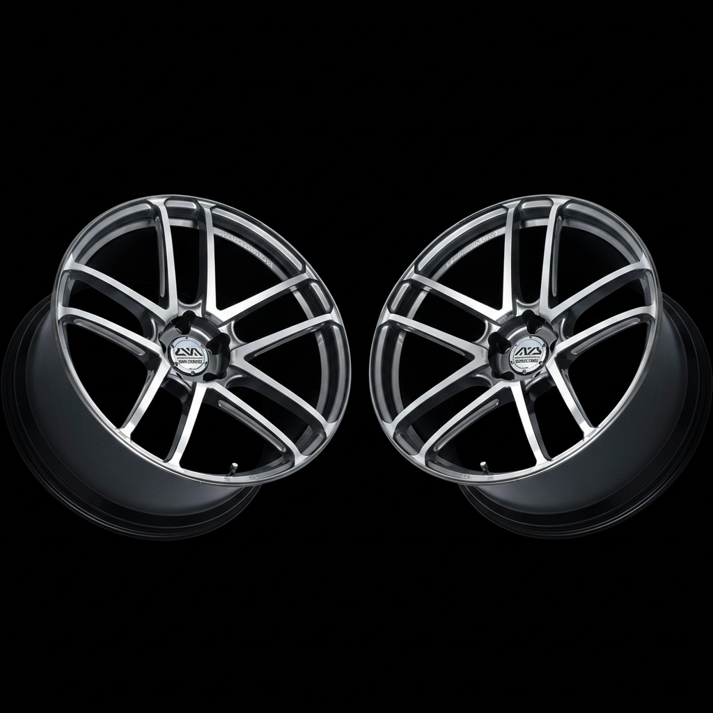 Yokohama | AVS Model F50 Hyper Platinum Black | 5X112 | 19X9.5 +29 (Pair)