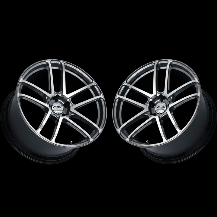Yokohama | AVS Model F50 Hyper Platinum Black | 5X112 | 19X9.5 +29 (Pair)