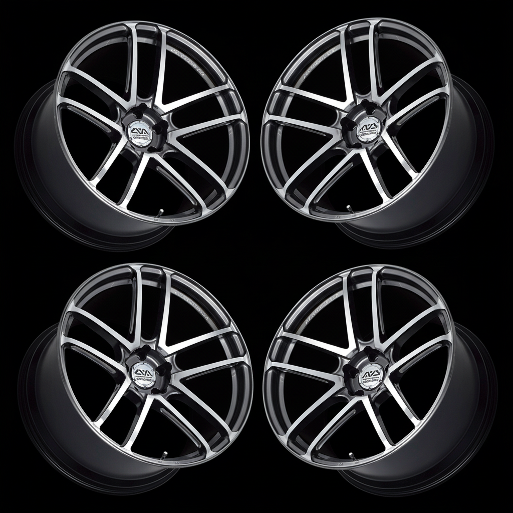 Yokohama | AVS Model F50 Platinum Black | 5X112 | 20X9.5 +29 (Set)