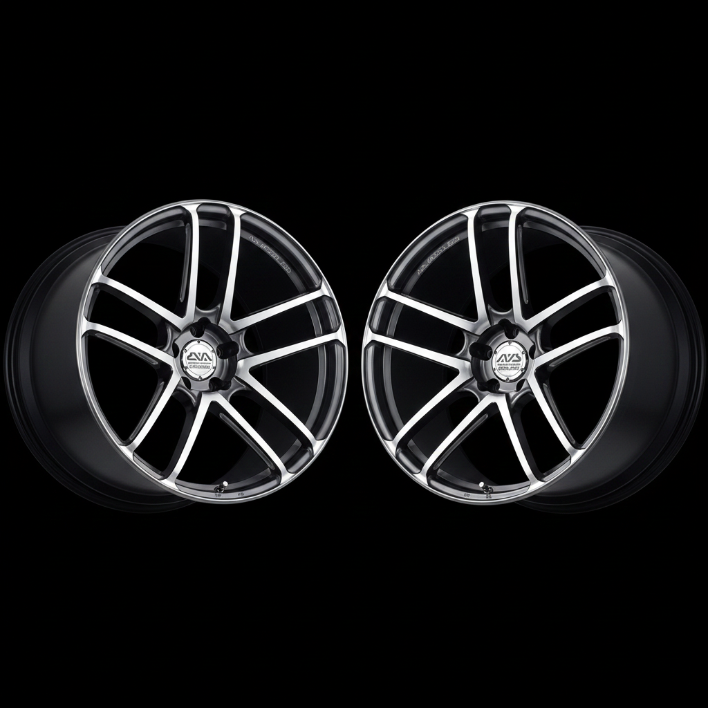 Yokohama | AVS Model F50 Platinum Black | 5X112 | 19X8.0 +48 (Pair)