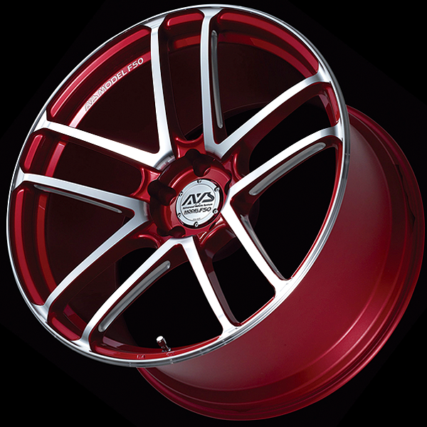 Yokohama | AVS Model F50 Platinum Red | 5X112 | 20X9.0 +40 (Pair)