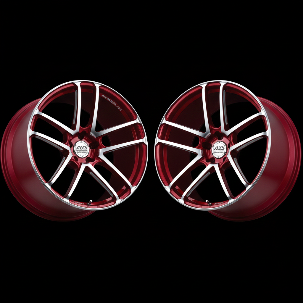 Yokohama | AVS Model F50 Platinum Red | 5X112 | 20X11.0 +43 (Pair)