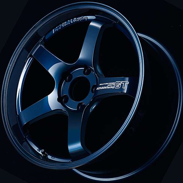 Advan | GT Premium Version Racing Titanium Blue Machining Logo | 5X120 | 19X10.0 +32
