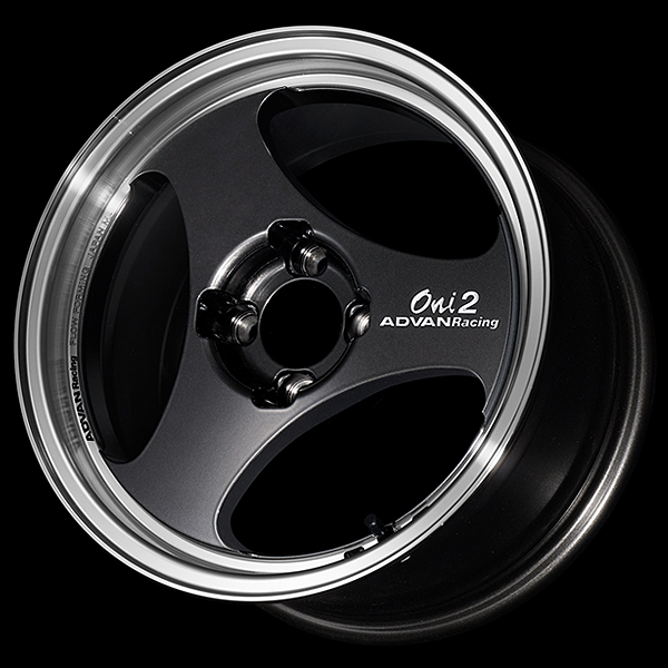 Advan | ONI2 Machining & Black Gunmetal | 4X100 | 14X5.0 +44