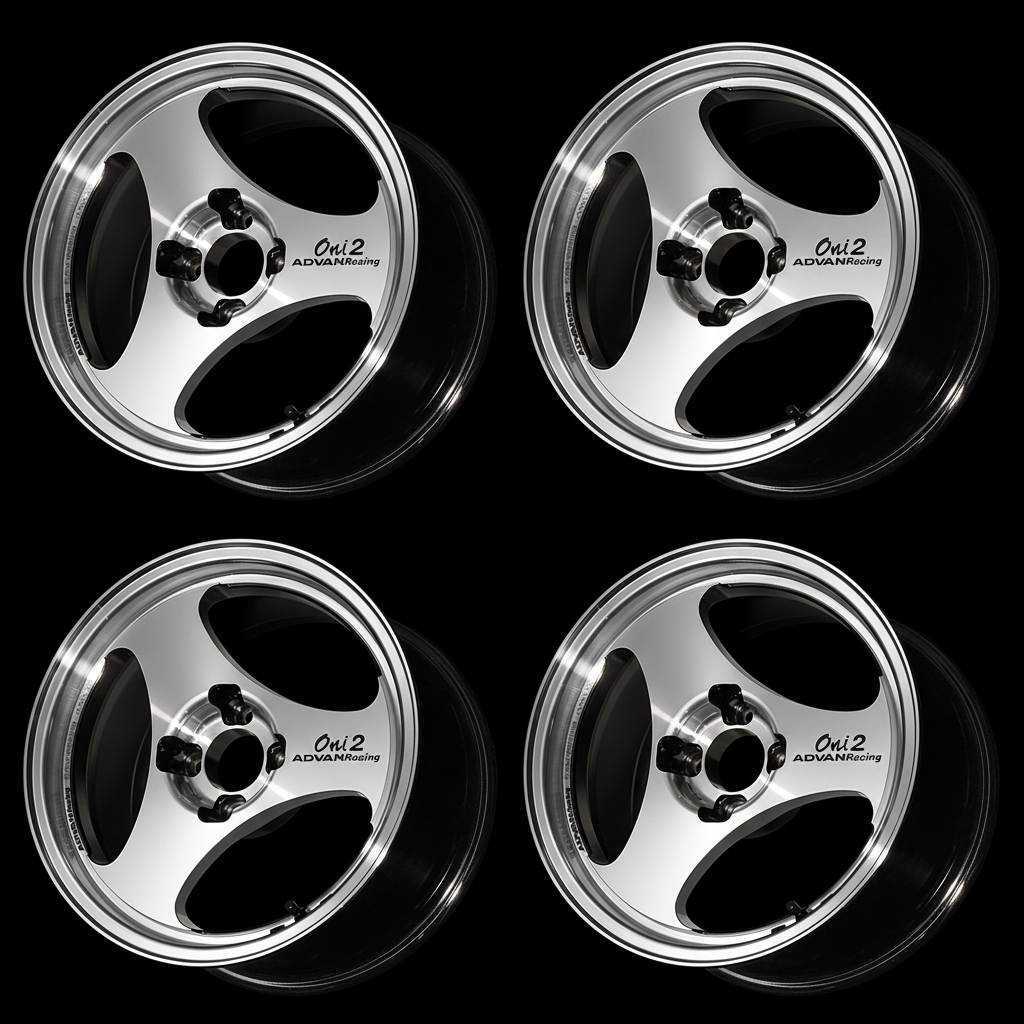 Advan | ONI2 Machining & Diamond Cut | 4X100 | 14X5.5 +45 (Set)