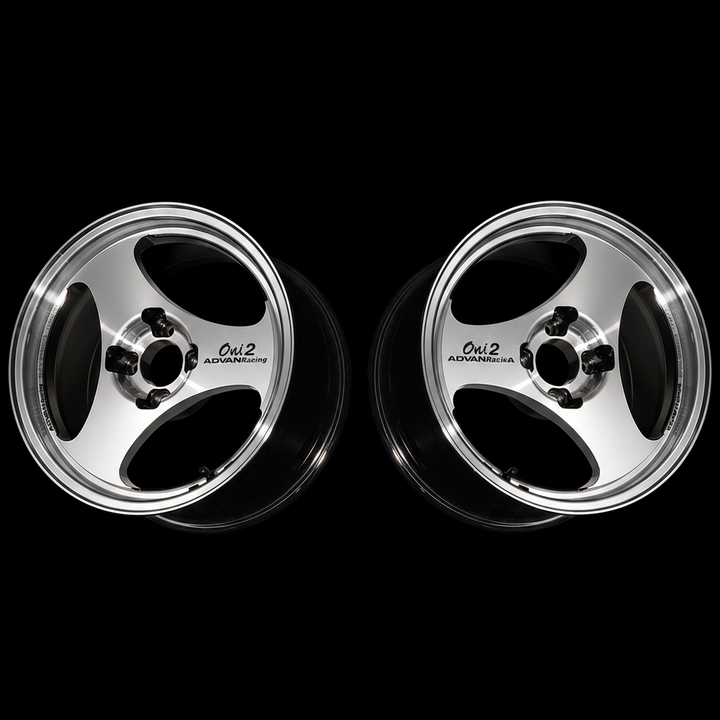 Advan | ONI2 Machining & Diamond Cut | 4X100 | 14X6.0 +45 (Pair)