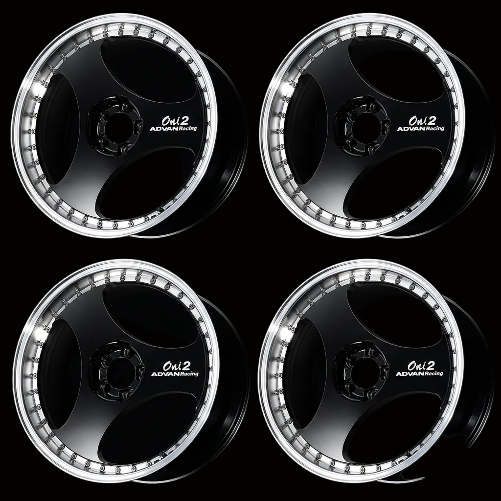 Advan | ONI2 Progressive Machining & Racing Gloss Black | 5X114.3 | 20X9.0 +30 (Set)