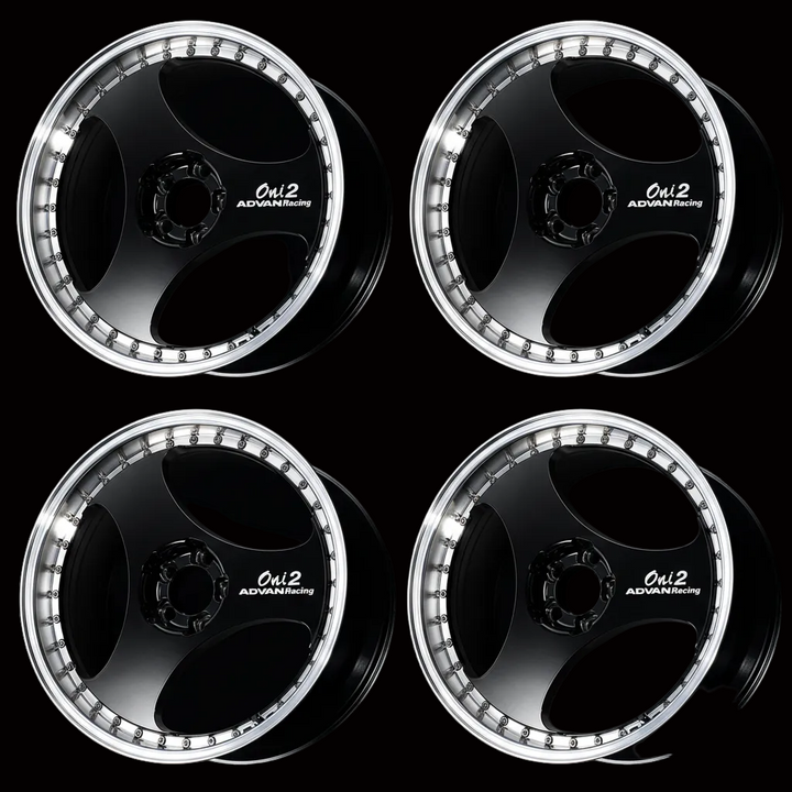Advan | ONI2 Progressive Machining & Racing Gloss Black | 5X114.3 | 20X9.0 +30 (Set)