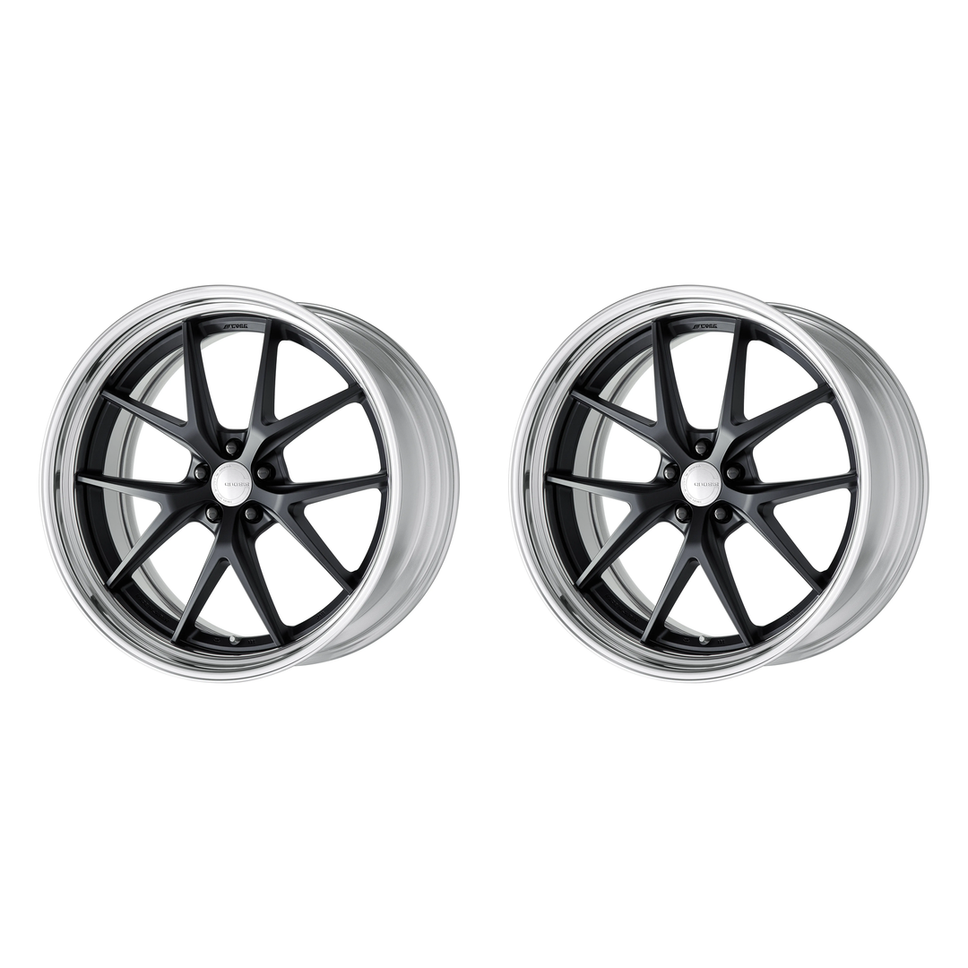 Work Wheels | GNOSIS RXS Matte Black | 5X112 | 21X11 +3 | Step Rim | O Disk (Pair)