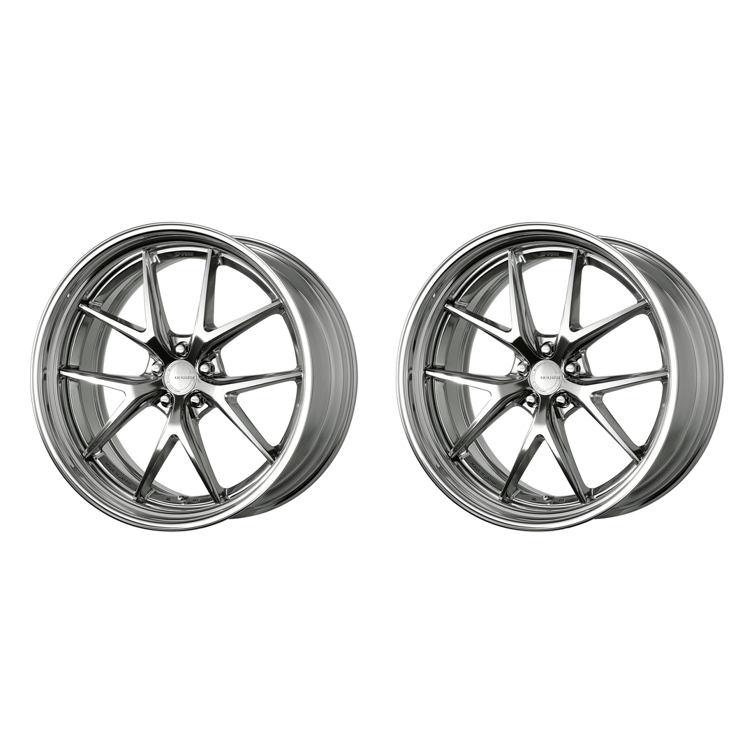 Work Wheels | GNOSIS RXS Buff Finish | 5X112 | 21X11 +32 | Step Rim | A Disk (Pair)