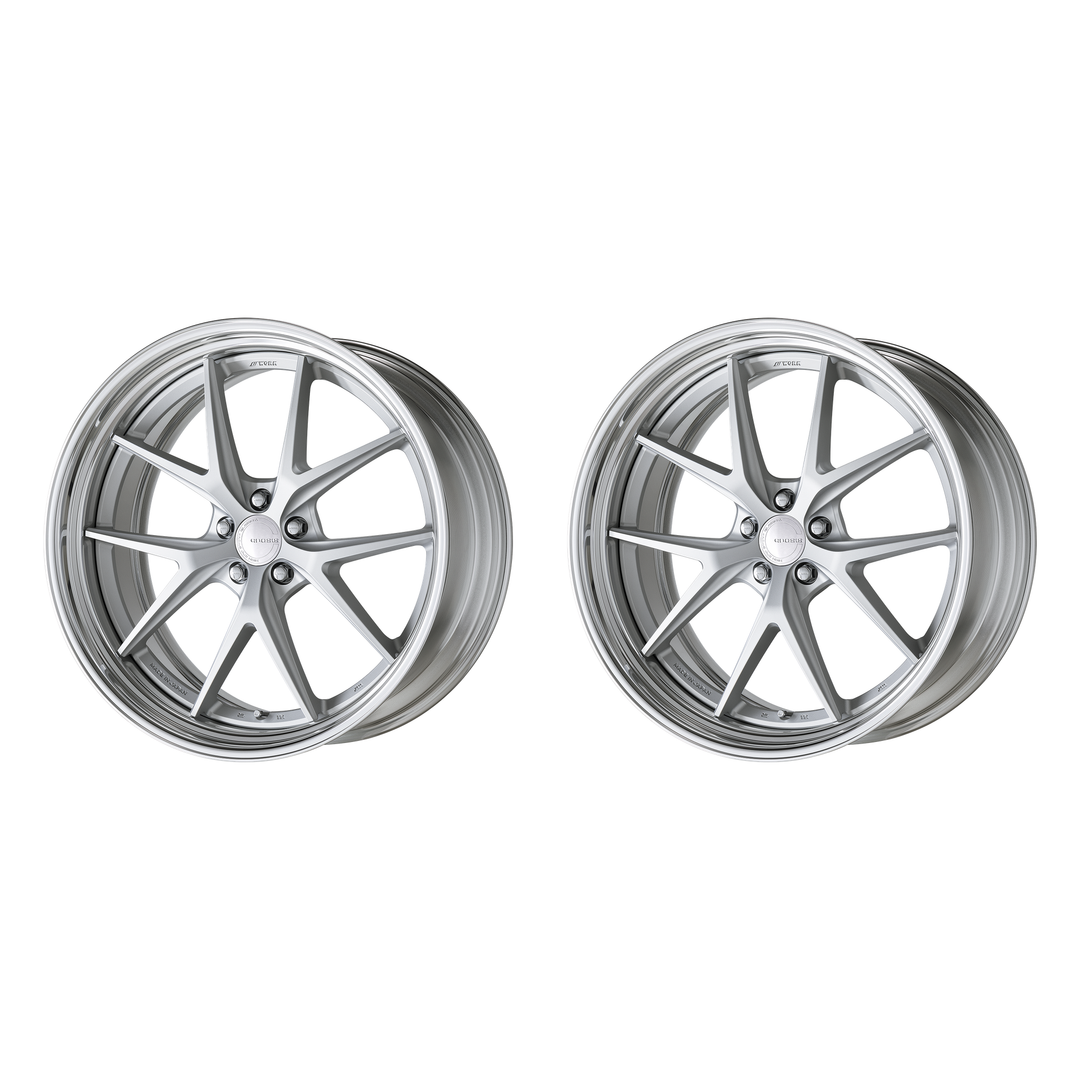 Work Wheels | GNOSIS RXS Matte Silver | 5X112 | 22X9 +30 | Step Rim | A Disk (Pair)