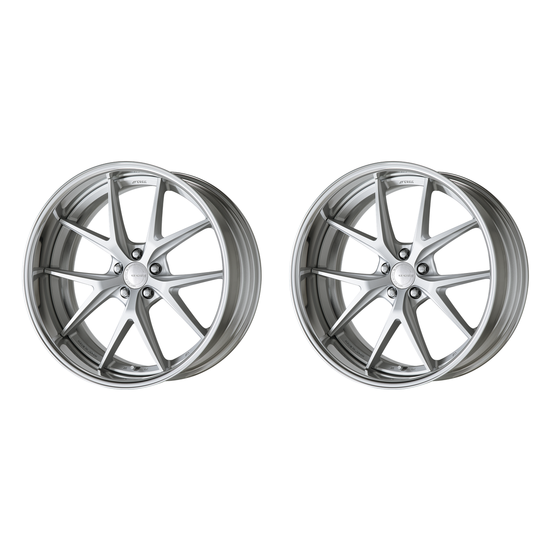 Work Wheels | GNOSIS RXS Matte Silver | 5X100 | 20X12.5 +2 | Full Reverse | A Disk (Pair)