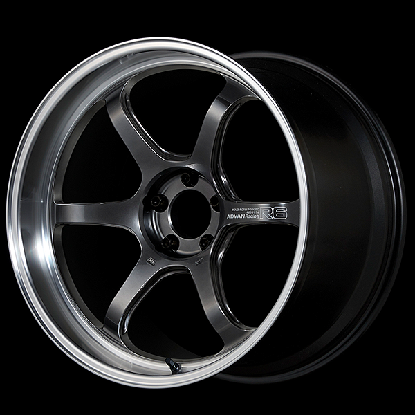 Advan | R6 Machining & Racing Hyper Black | 5X100 | 18X9.5 +45 (Pair)