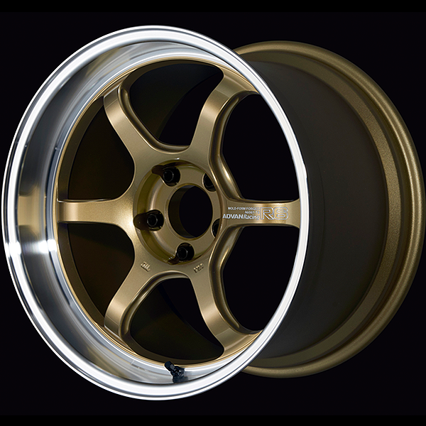 Advan | R6 Machining & Racing Brass Gold | 5X114.3 | 18X10.5 +15 (Pair)