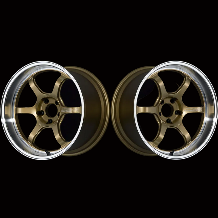 Advan | R6 Machining & Racing Brass Gold | 5X114.3 | 18X10.5 +15 (Pair)