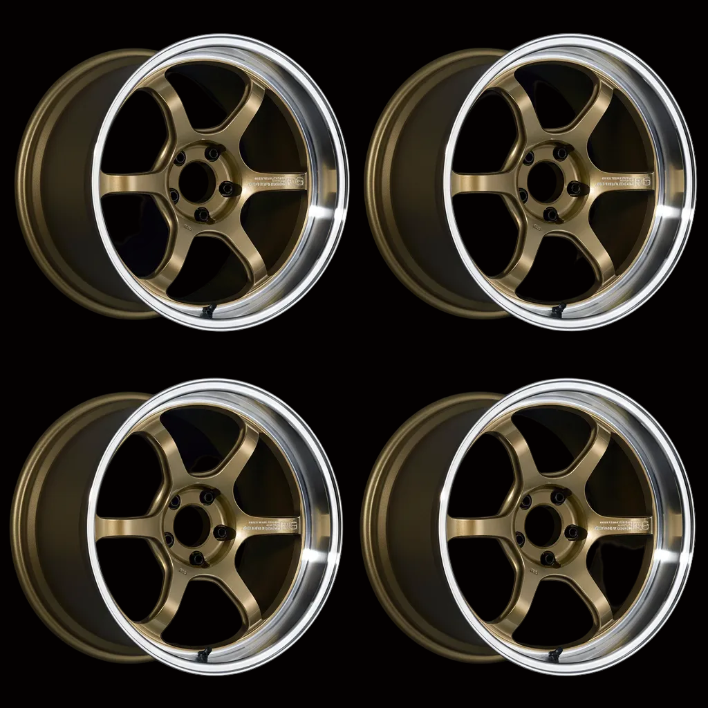 Advan | R6 Machining & Racing Brass Gold | 5X114.3 | 18X10.5 +15 (Set)