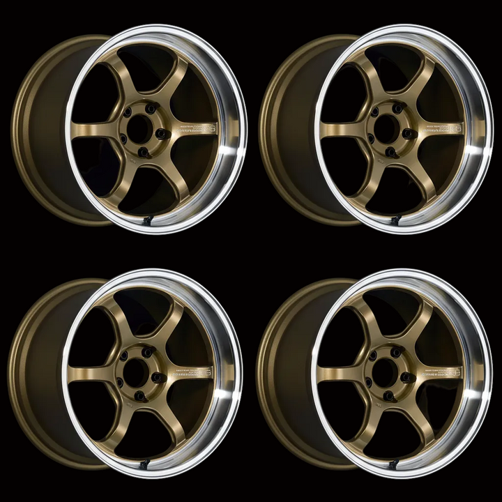 Advan | R6 Machining & Racing Brass Gold | 5X114.3 | 18X10.5 +15 (Set)