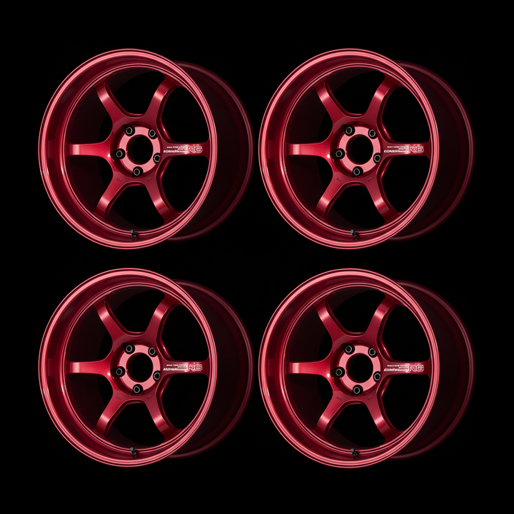 Advan | R6 Racing Candy Red | 5X114.3 | 20X9.5 +35 (Set)