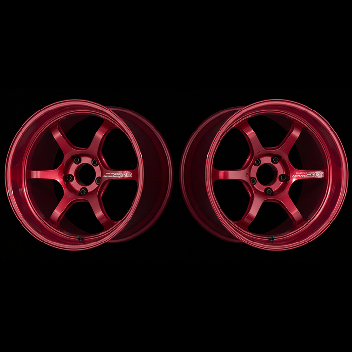 Advan | R6 Racing Candy Red | 5X100 | 18X8.0 +45 (Pair)