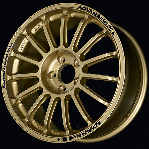Advan | RC-4 Rally Gold | 5X114.3 | 15X7.0 +35 (Pair)