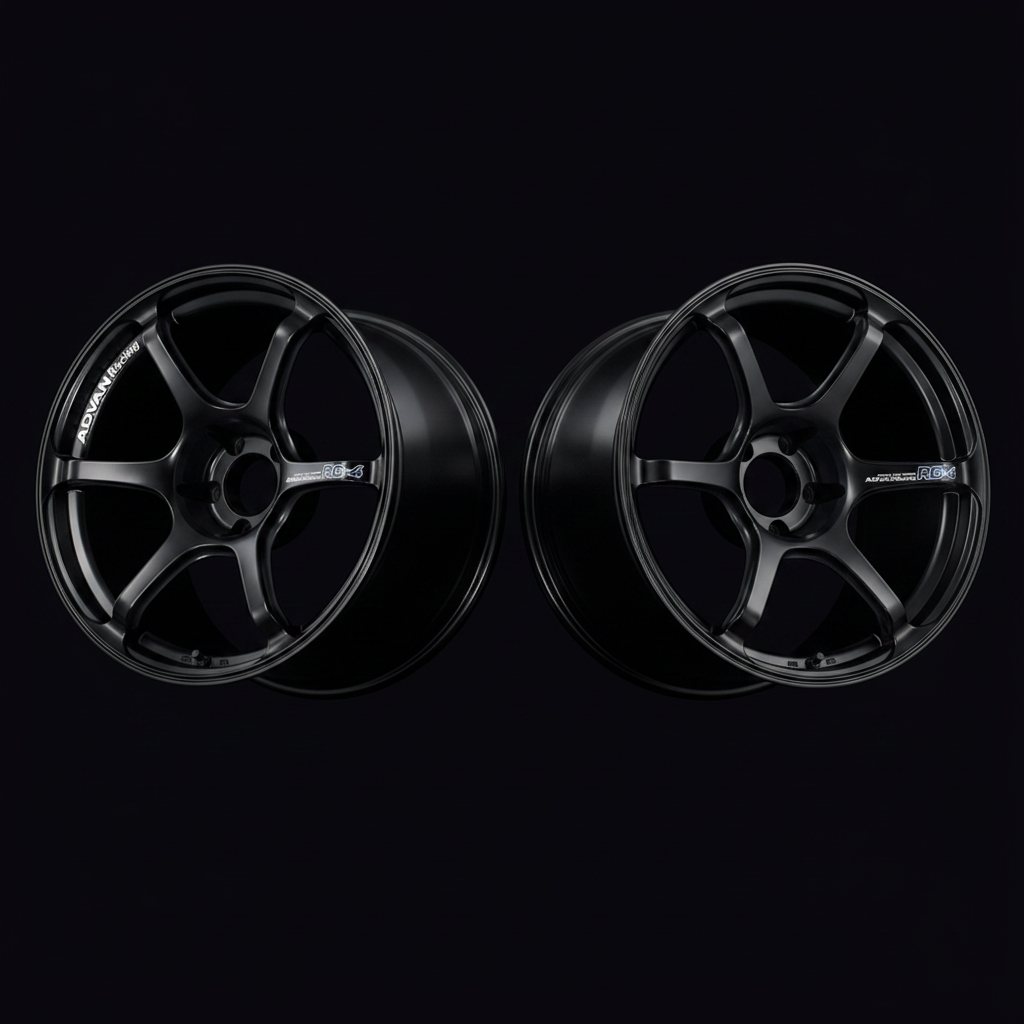 Advan | RG-4 Semi-Gloss Black | 5X100 | 18X9.5 +45 (Pair)