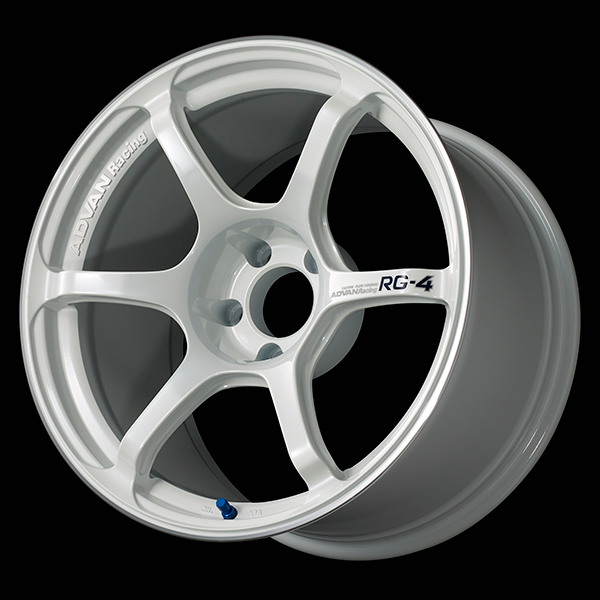 Advan | RG-4 Racing White Metallic & Ring | 4X100 | 17X7.5 +38 (Pair)
