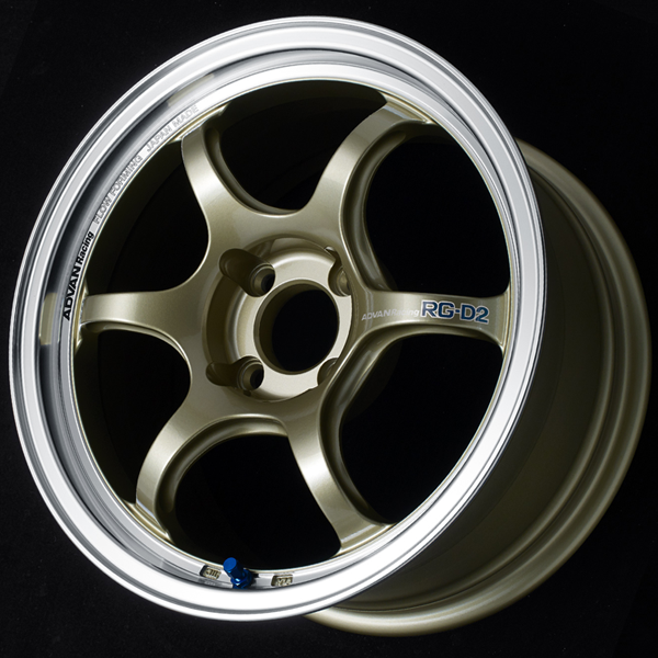Advan | RG-D2 Machining & Champagne Gold | 4X100 | 15X8.0 +28 (Pair)