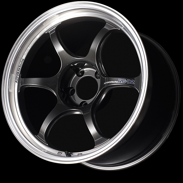 Advan | RG-D2 Machining & Black Gunmetal | 4X100 | 15X5.5 +38