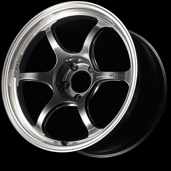 Advan | RG-D2 Machining & Racing Hyper Black | 4X100 | 15X5.5 +45 (Pair)