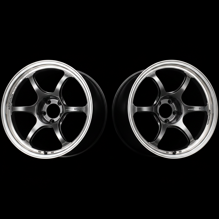 Advan | RG-D2 Machining & Racing Hyper Black | 4X100 | 17X7.0 +42 (Pair)