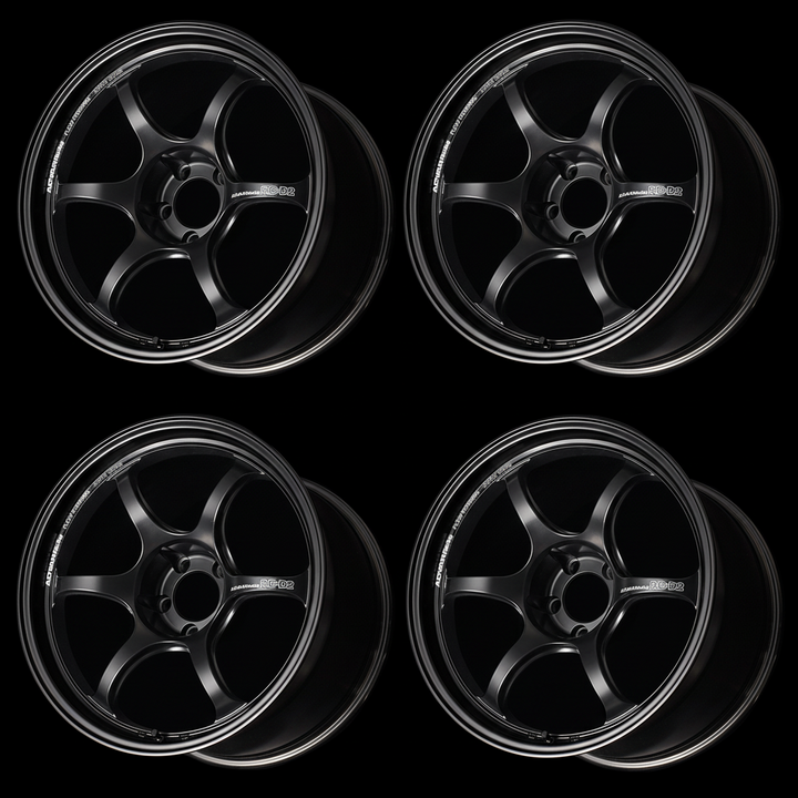 Advan | RG-D2 Semi-Gloss Black | 4X100 | 17X7.5 +38 (Set)