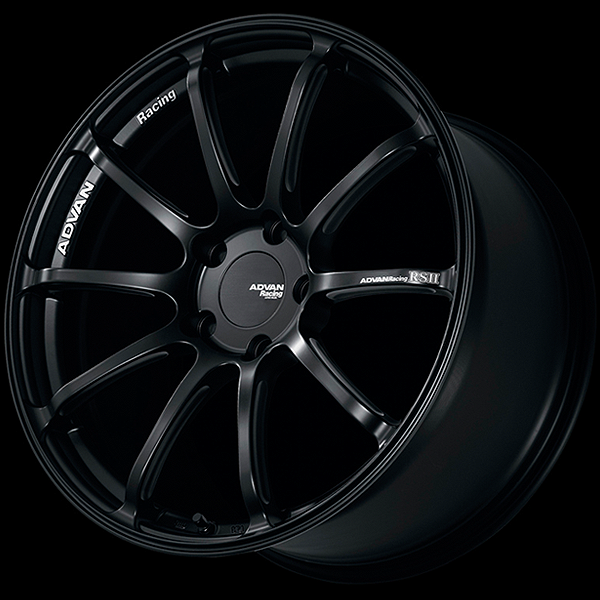 Advan | RSII Semi-Gloss Black | 5X100 | 17X9.0 +52