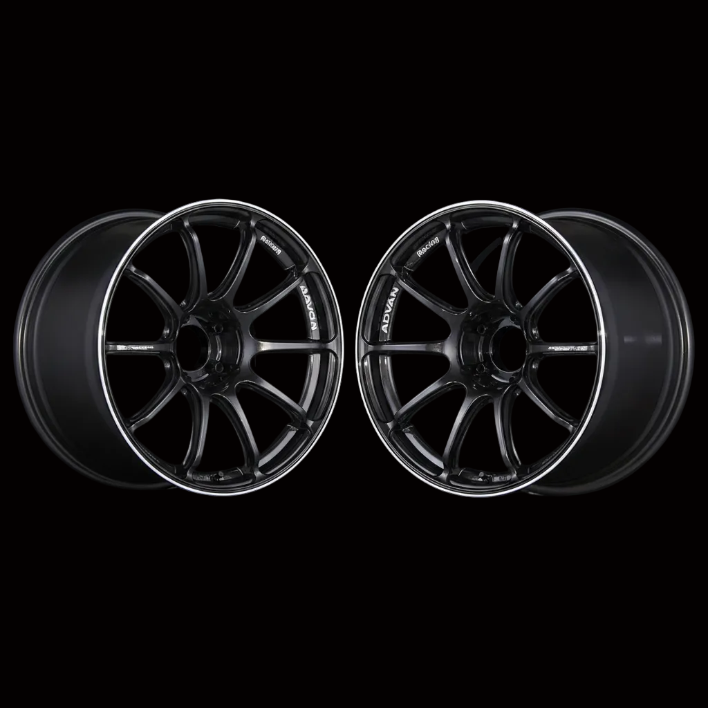 Advan | RSIII Black Gunmetal & Ring | 5X112 | 18X7.5 +48 (Pair)