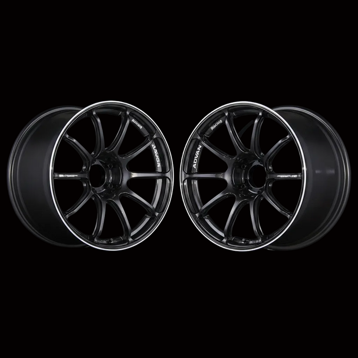 Advan | RSIII Black Gunmetal & Ring | 5X112 | 18X7.5 +48 (Pair)