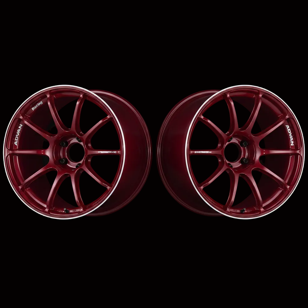 Advan | RSIII Racing Candy Red & Ring | 5X114.3 | 18X7.5 +48 (Pair)
