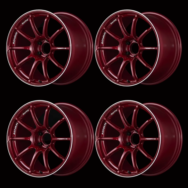 Advan | RSIII Racing Candy Red & Ring | 5X100 | 18X8.0 +48 (Set)