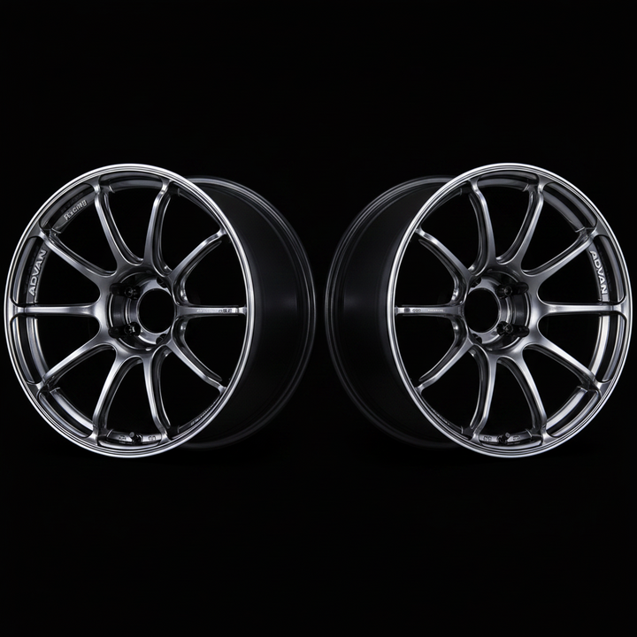 Advan | RSIII Racing Hyper Black & Ring | 5X100 | 18X7.5 +50 (Pair)