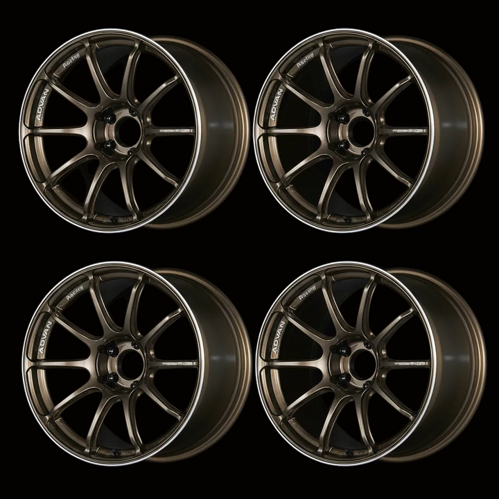 Advan | RSIII Amber Bronze Metallic & Ring | 5X100 | 18X9.0 +50 (Set)