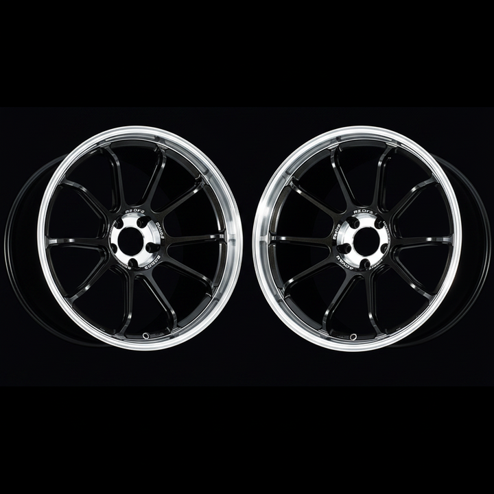 Advan | RZ-DF2 Diamond Cut & Racing Titanium Black | 5X100 | 19X8.5 +45 (Pair)