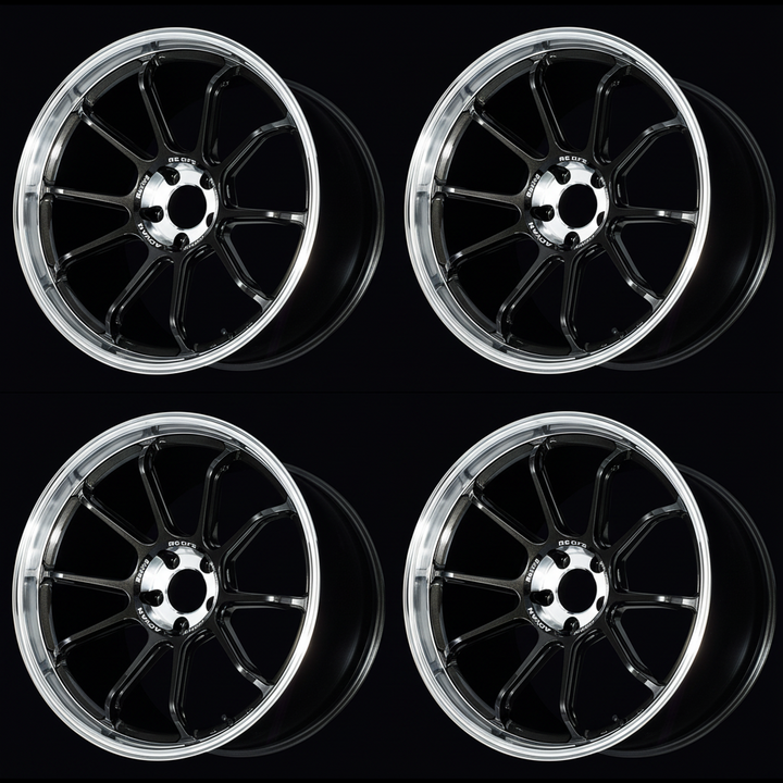 Advan | RZ-DF2 Diamond Cut & Racing Titanium Black | 5X112 | 19X8.5 +45 (Set)