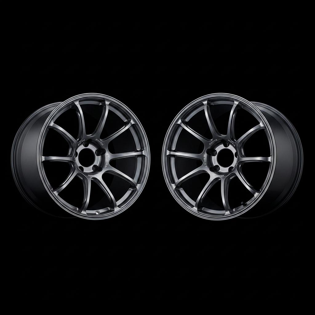 Advan | RZ-F2 Racing Hyper Black | 5X120 | 18X8.0 +45 (Pair)