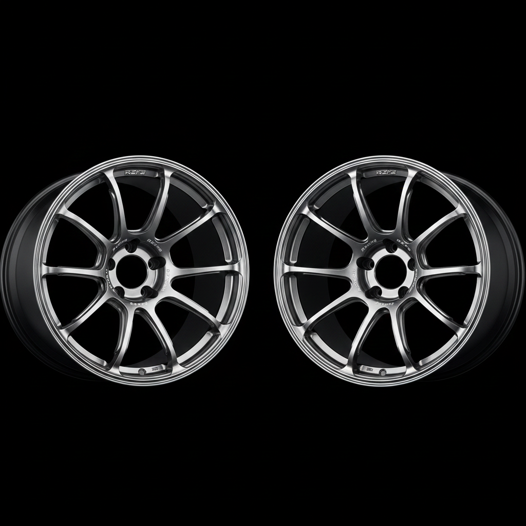 Advan | RZ-F2 Hyper Platinum Black | 5X100 | 18X7.5 +48 (Pair)