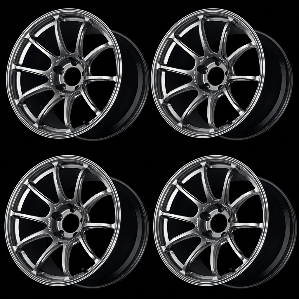 Advan | RZ-F2 Hyper Platinum Black | 5X100 | 18X8.0 +44 (Set)