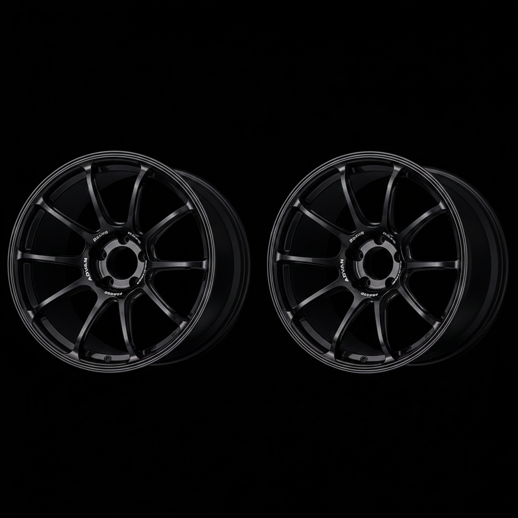 Advan | RZ-F2 Racing Titanium Black | 5X100 | 18X7.5 +48 (Pair)