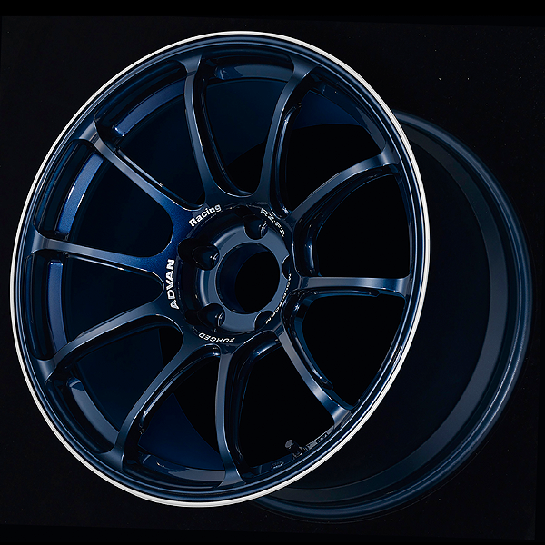 Advan | RZ-F2 Racing Titanium Blue & Ring | 5X120 | 18X9.5 +45