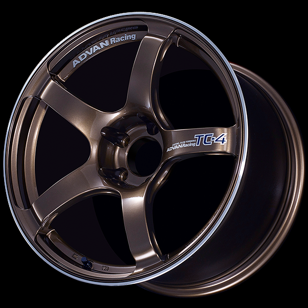 Advan | TC-4 Amber Bronze Metallic & Ring | 5X112 | 17X7.5 +48