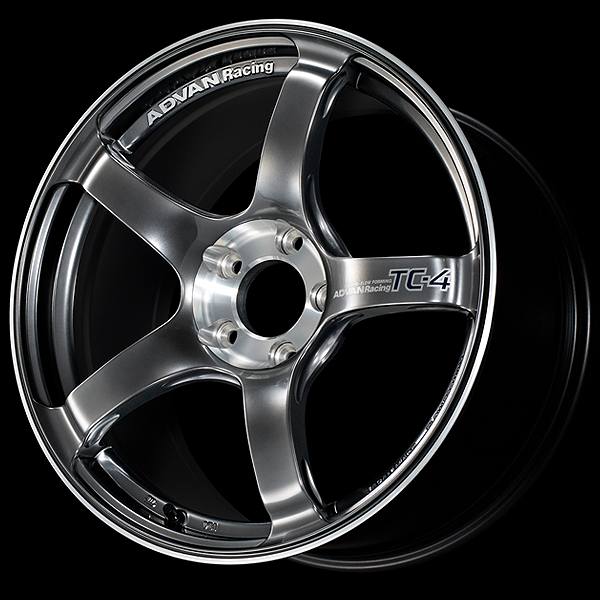 Advan | TC-4 SE Racing Hyper Black & Diamond Cut | 4X100 | 16X5.5 +45 (Pair)